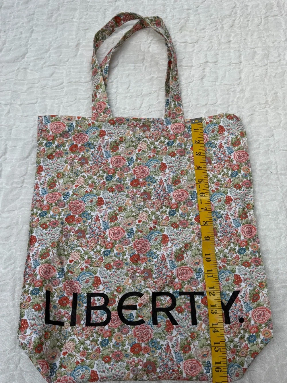 Liberty London Elysian Day Cotton Floral Print Cotton Tote